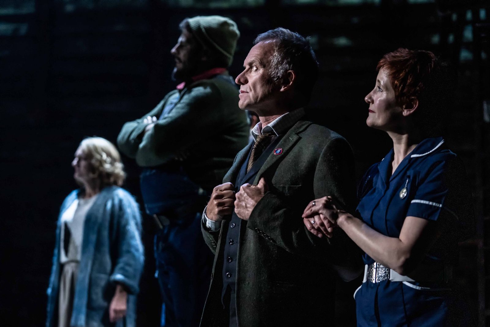 Sting (Jackie White) and Jackie Morrison (Peggy White) in THE LAST SHIP. Photo: Matthew Murphy